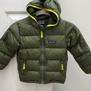Patagonia Olive Green Hooded Jacket